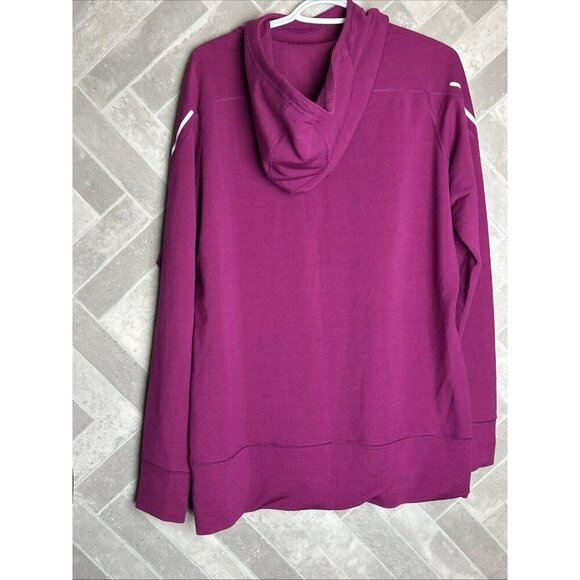 Nike Womens Dri-Fit Hoodie Sweatshirt XL fuchsia, Pullover Wool Blend Training - Picture 11 of 11